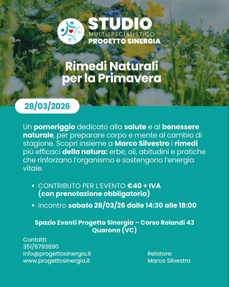 evento rimedi naturali per la primavera